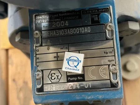 Sterling Sihi AEH Series pump model AEHA3103AB0010AD New Storeroom Spare