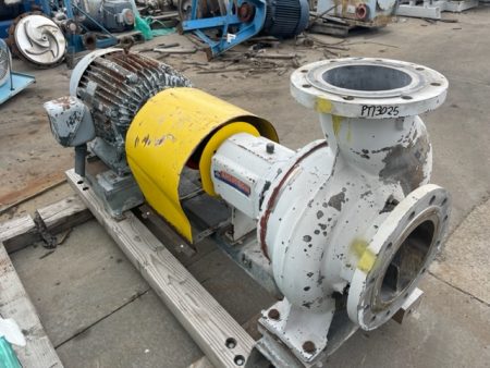 Ahlstrom / Sulzer APT41-8 stainless steel pump with base and motor