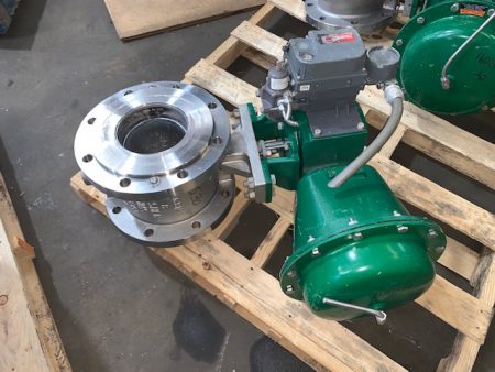 Fisher 8″ V150 Stainless Steel V-Ball Control Valve