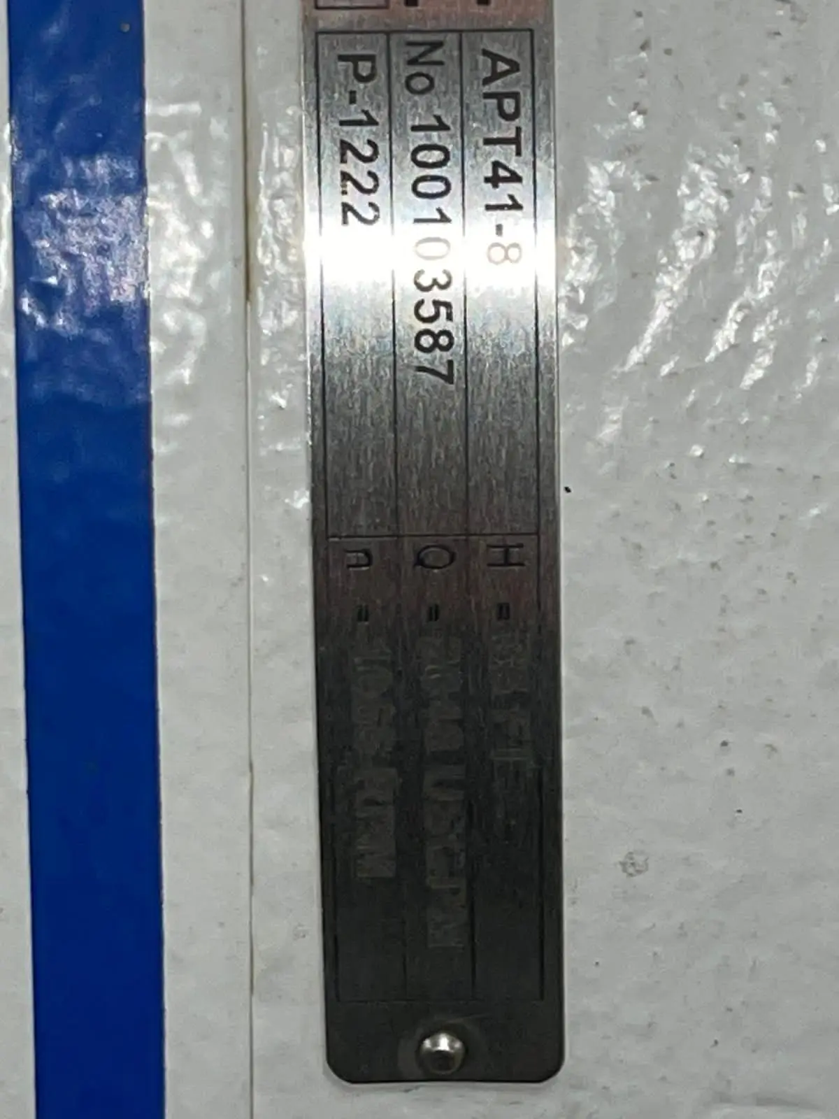 Ahlstrom / Sulzer APT41-8 stainless steel pump with base and motor New Storeroom Spare