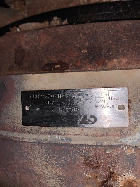 Ahlstrom / Sulzer model MCE12-3-V Medium Consistency Pump