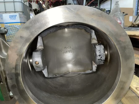 Fisher 10″ V200 Stainless Steel V-Ball Control Valve