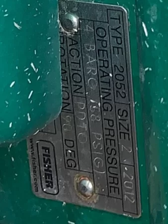 Fisher 8″ V150 Stainless Steel V-Ball Control Valve