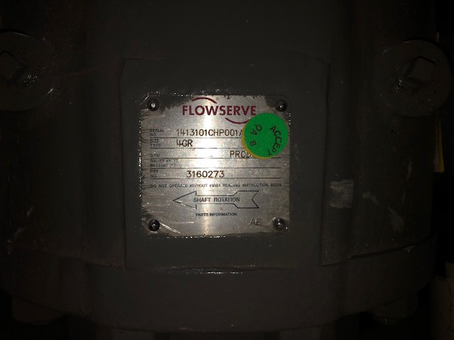 Flowserve 4GR Rotary Gear Pump, New Storeroom Spare