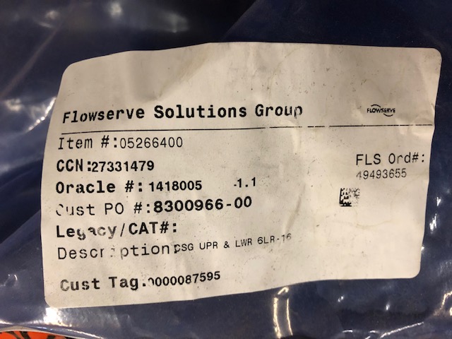 Flowserve Worthington 6LR-16 Stainless Steel Split Case Pump and Rotary Element, New Storeroom Spare