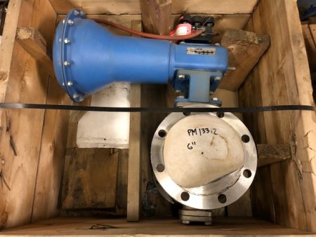 6″ KTM Dezurik  V-Ball Valve with Pneumatic Actuator, New Storeroom Spare