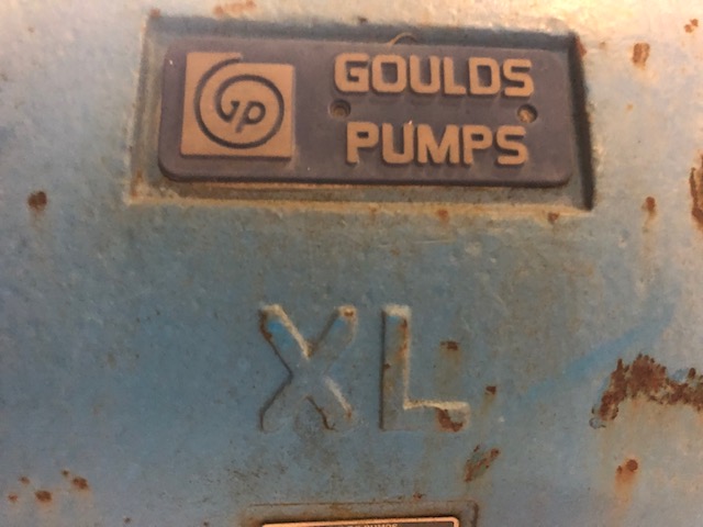 Goulds pump model 3180 size 12×14-22