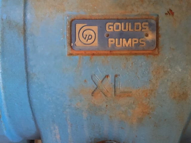 Goulds pump model 3180 size 14×16-22