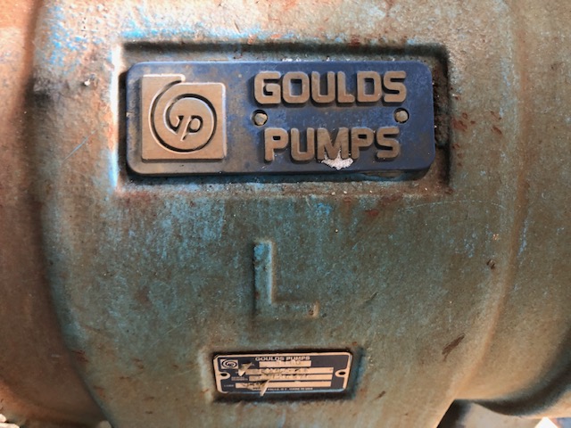 Goulds pump model 3180 size 14×14-16
