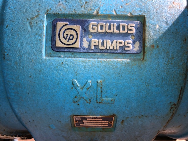 Goulds pump model 3180 size 12×14-22