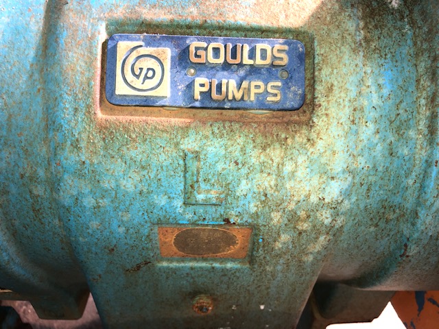 Goulds pump model 3180 size 8×10-22