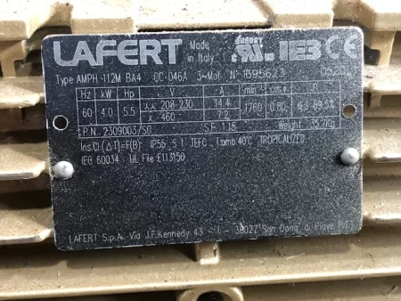 Dekker Vacuum Pump RVL111H-03 with base and Motor