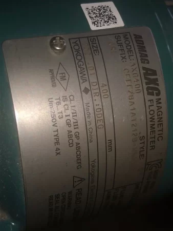 16″ Yokogawa AXG400 Magnetic Flowtube, New Storeroom Spare
