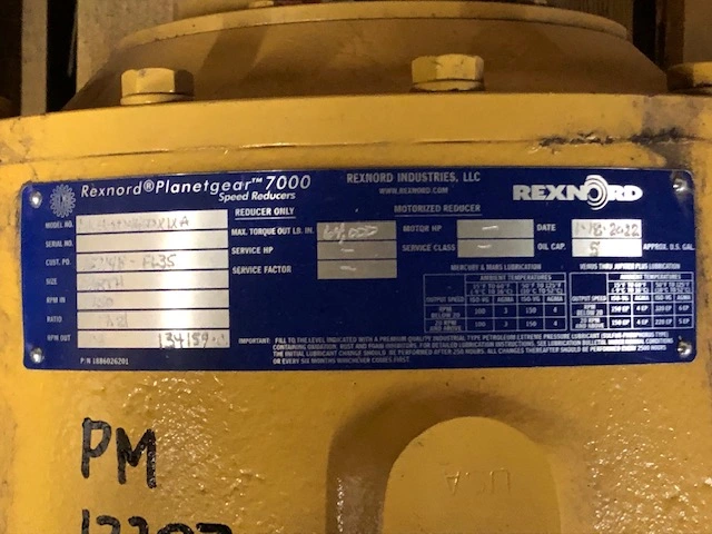 Rexnord Planet Gear 7000 size EARTH, New Storeroom Spare