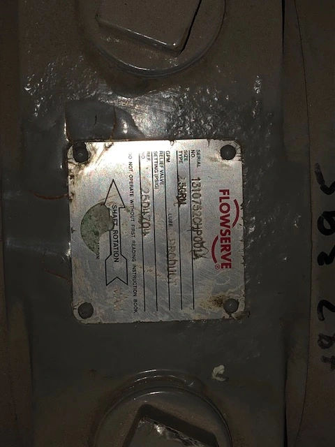 Flowserve 2.5GRM Rotary Gear Pump, New Storeroom Spare