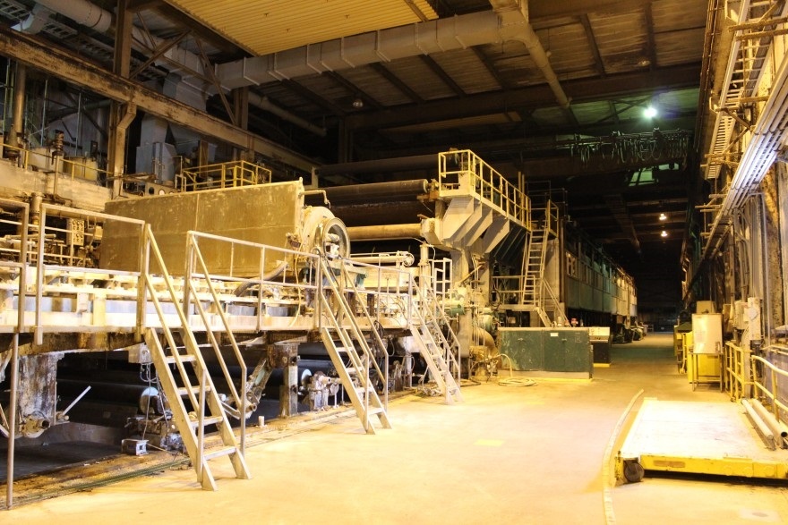 156″ (3.92M) TRIM FOURDRINIER PAPER MACHINE 2,200 FPM NEW ALLEN BRADLEY DRIVE SYSTEM IN 2008