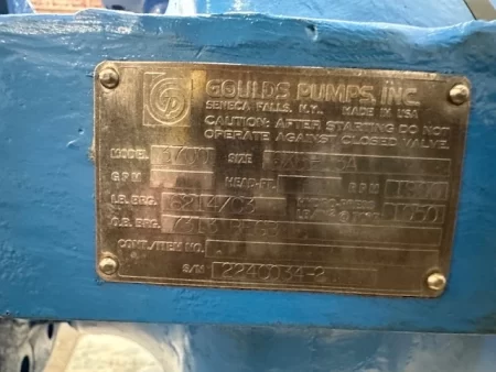Goulds 3700 6×8-13A Stainless Steel Pump