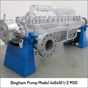 Bingham Pump Model 4x6x10 12 MSD