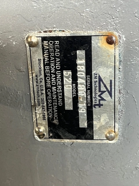 8″ ZM Technologies model 520 Stainless Steel Positive Displacement Pump