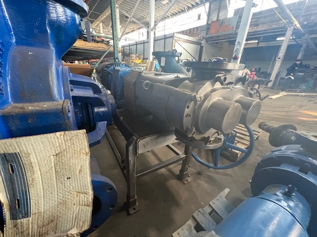 6″ ZM Technologies Stainless Steel Positive Displacement Pump with base, gear reducer and motor