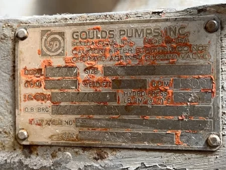 Goulds 3700 6×8-16B Stainless Steel Pump