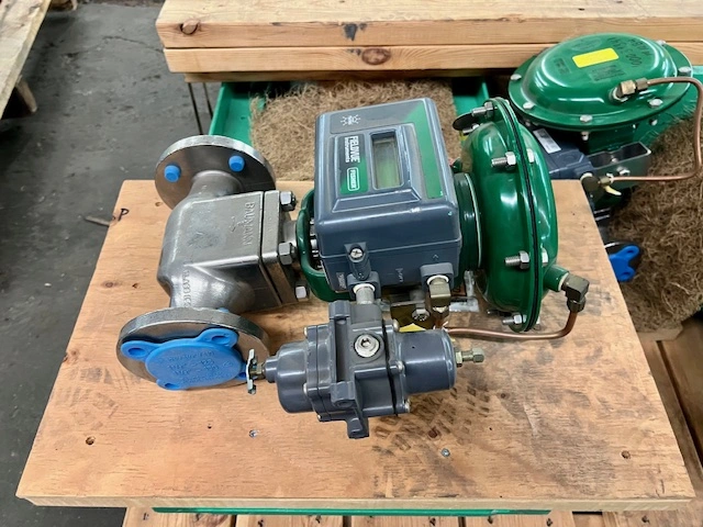 1-1/2″ Fisher Baumann Model 32.24588SVF Control Valve , New Storeroom Spare