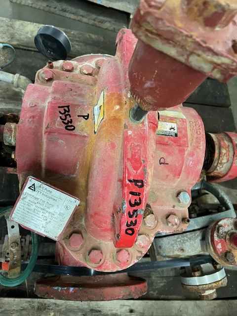 ITT A-C 8100 6x6x9F Centrifugal Fire Pump
