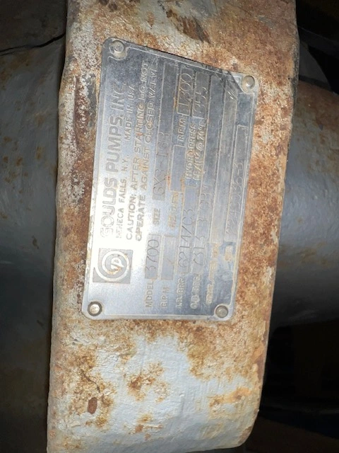 Goulds 3700 6×8-16B Stainless Steel Pump