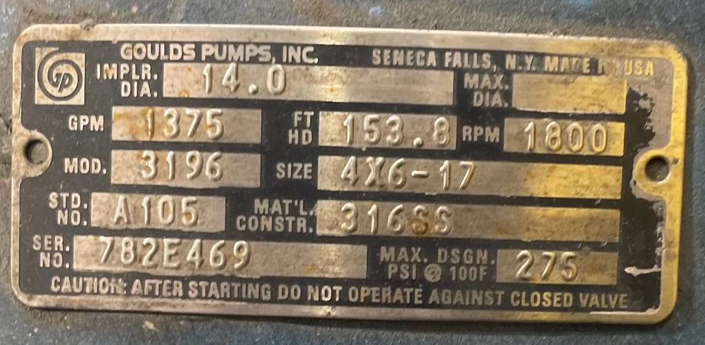 Goulds 3196 XLT-X 4×6-17 Stainless Steel Pump