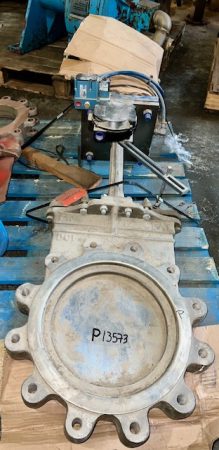 12″ FNW Stainless Steel Knife Gate Valve Air Operated , New or Rebuilt Storeroom Spare