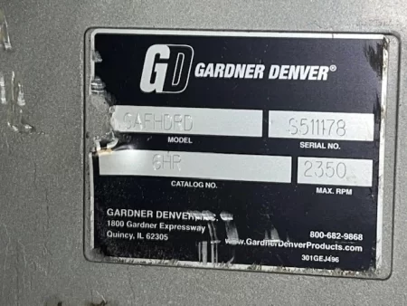 Gardner Denver Sutorbilt GAFHDPD Catalog No. 6HP Blower , New Storeroom Spare