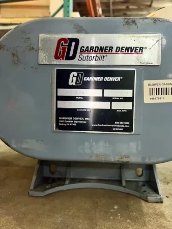 Gardner Denver Sutorbilt GAEMBRA Catalog No. 5MR Blower , New Storeroom Spare