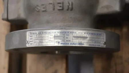Neles 0R21CA03AJJD 3″ Stainless Steel V-Ball Control Valve