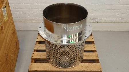 Bird 200 Centrifilter Stainless Steel Pressure Screen Basket, 0.2 mm Hole Diameter, 10% Open Area