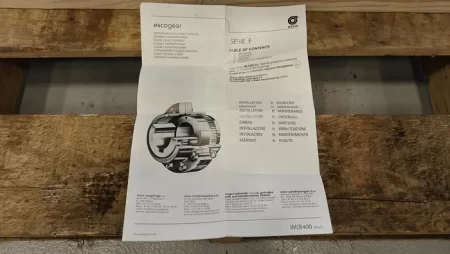 Escogear Series F Flex Gear Coupling for Plug Screw Feeder, New Storeroom Spare