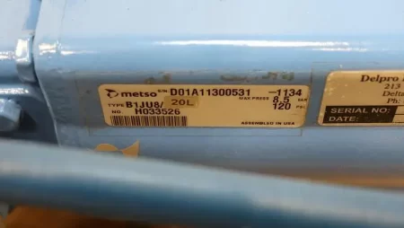 Metso Q-REDA03DJJST 3″ V-Ball Valve, WCB Body, 329/HCR Trim, 329 Stem, 316/Stell Seat, With Q-Trim Technology, PDTC