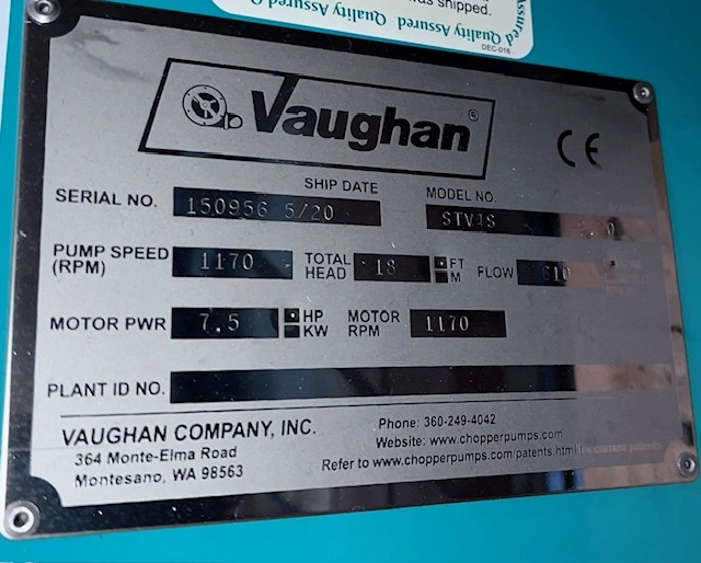 Vaughan STV4S Electric Submersible Pump