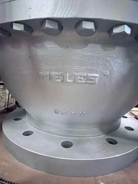 24″ Neles Stainless Steel Digester Valve