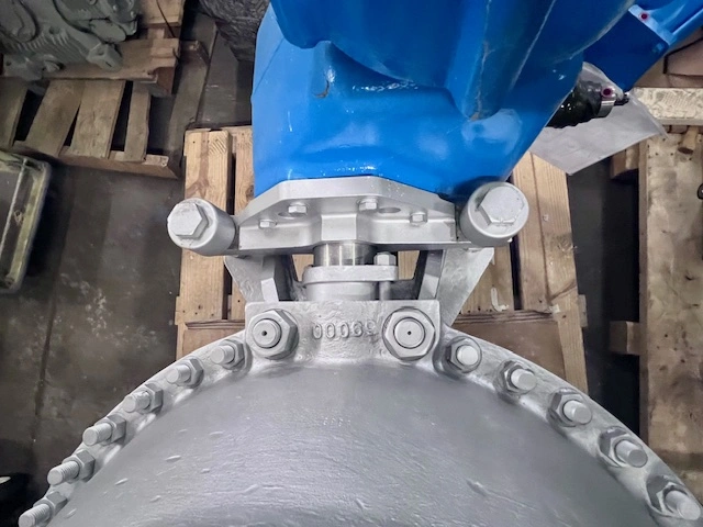 24″ Neles Stainless Steel Digester Valve