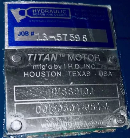 Titan HMSS910.1 Motor Assembly, Remanufactured