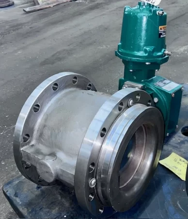 10″ V150 Stainless Steel Fisher V-Ball Control Valve