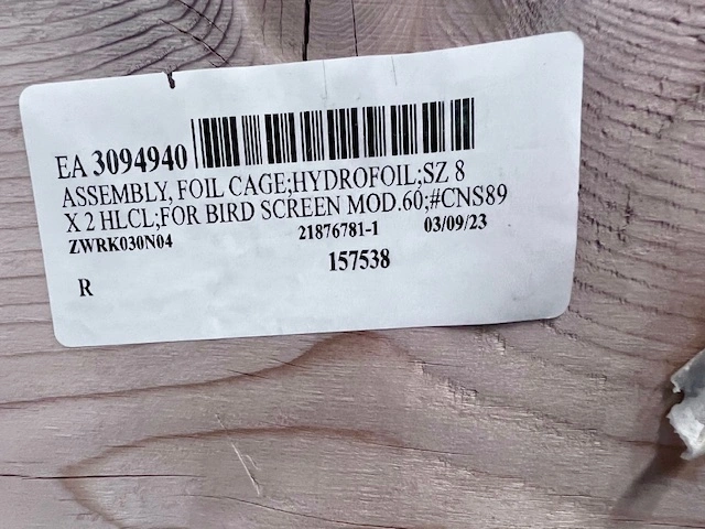 Voith M60 HydroFoil 8×2, New Storeroom Spare