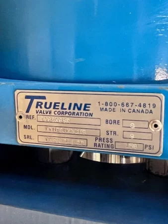 8″ Trueline TL Pneumatic Knife Gate Valve, New Storeroom Spare