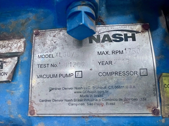 Nash XL80/5 Vacuum Pump