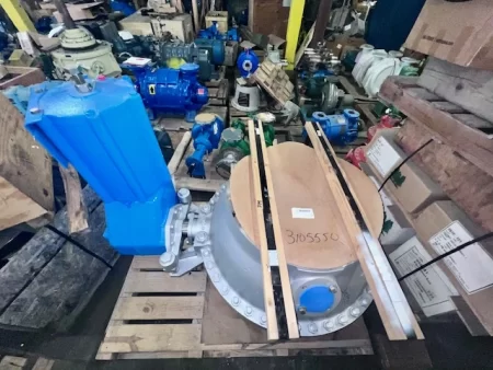 24″ Neles Stainless Steel Digester Valve