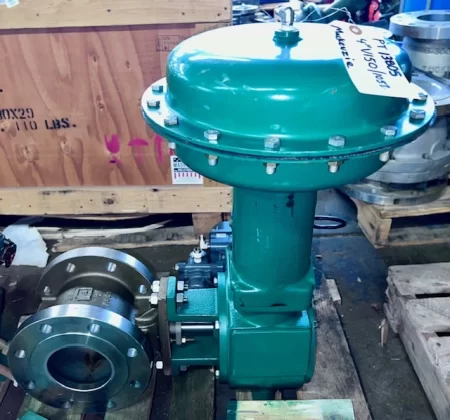 Fisher 4″ V150 Stainless Steel V-Ball Control Valve