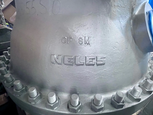 24″ Neles Stainless Steel Digester Valve