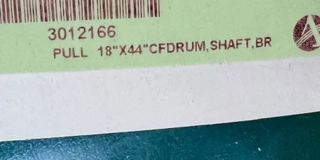18″ x 44″ CF Drum Shaft BR