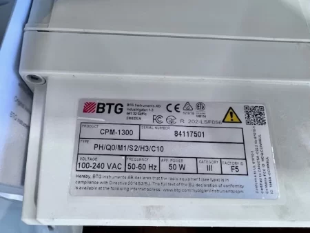 BTG CPM 1300 Rotary Consistency Transmitter Control
