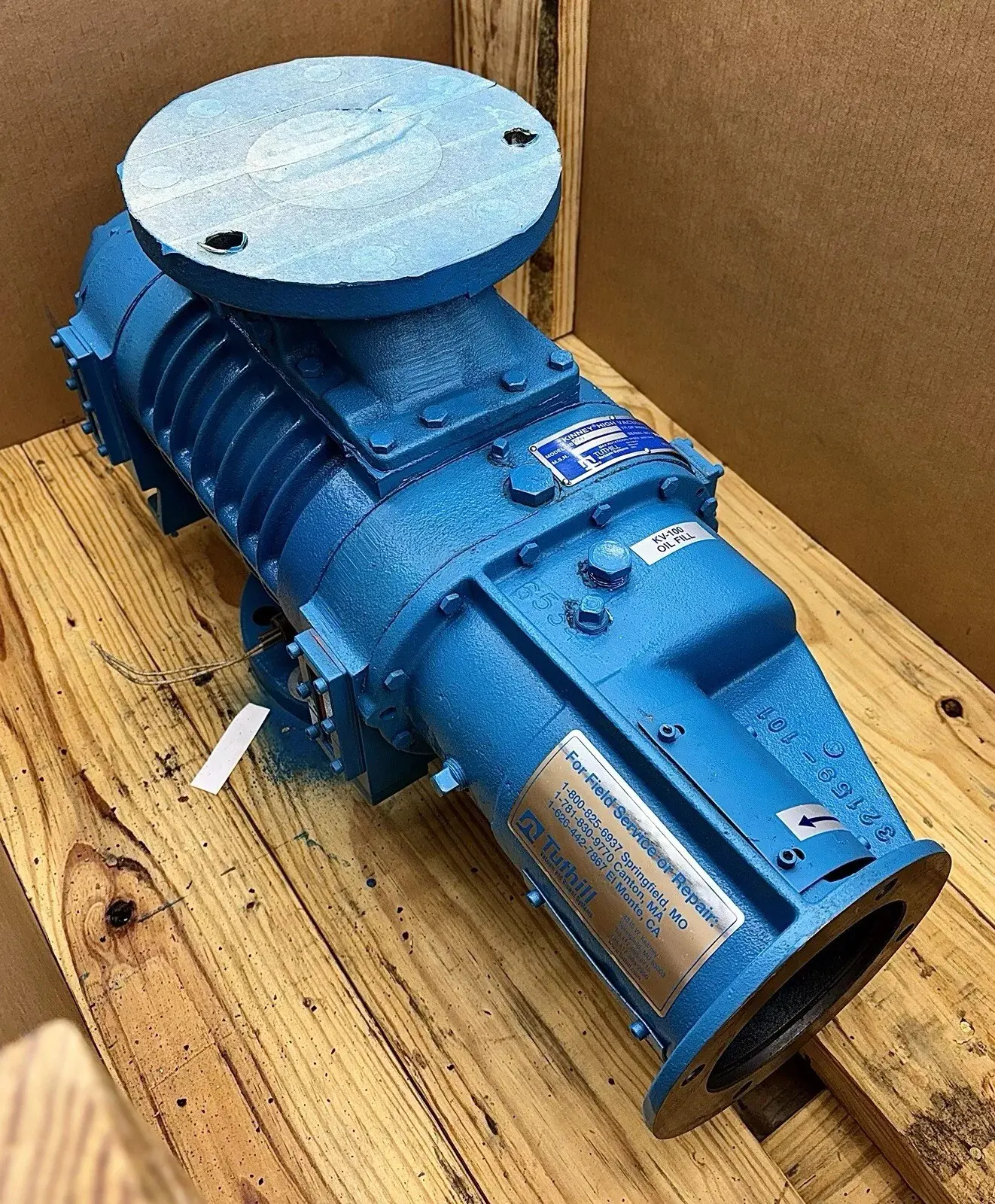 Tuthill 3210-92L2C Kinney High Vacuum Pump MB 400